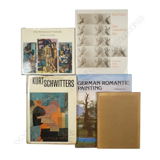 FIVE PUBLICATIONS - GERMAN PAINTING